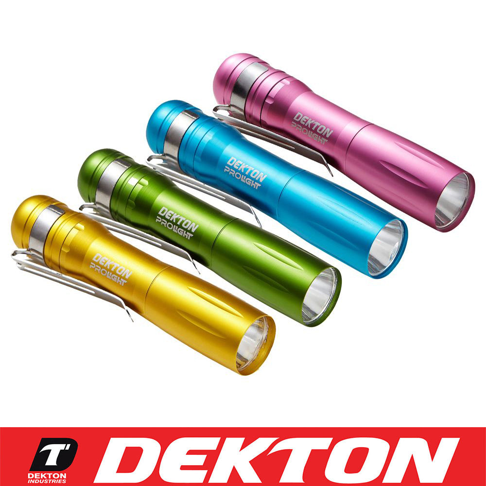 Dekton Stealth XF25 COB LED Torch 25 Lumens 30M Flashlight with Batteries Dekton Stealth XF25 COB LED Torch 25 Lumens 30M Flashlight with Batteries